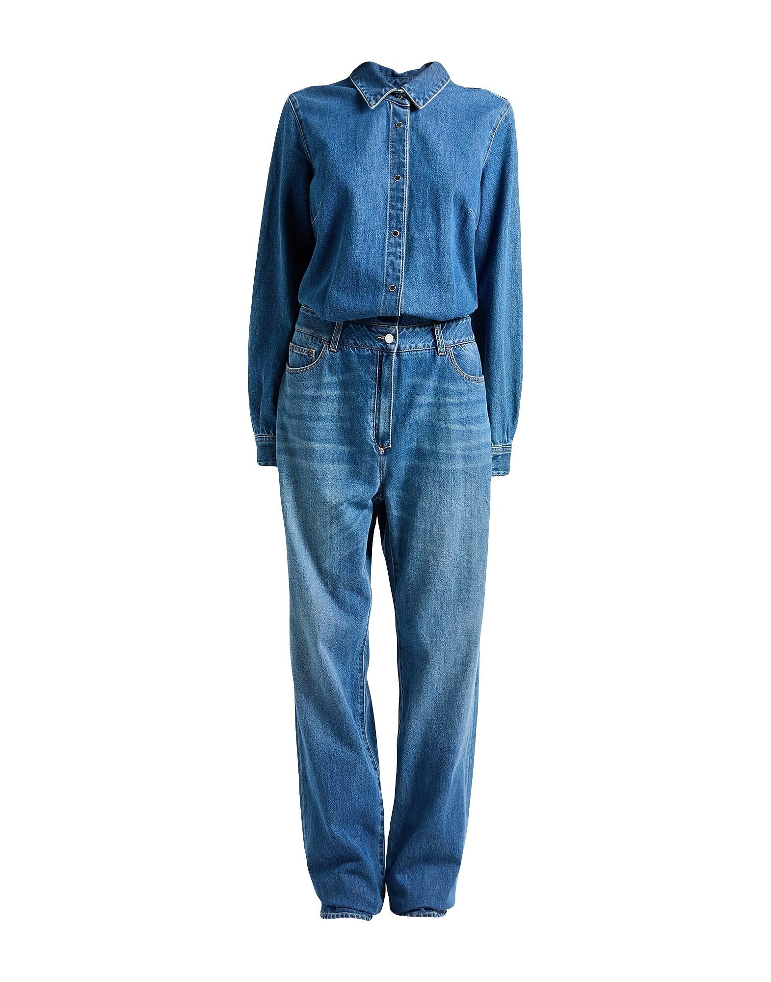 Джинсовый комбинезон Elisabetta Franchi, синий
Джинсовый комбинезон Elisabetta Franchi, синий