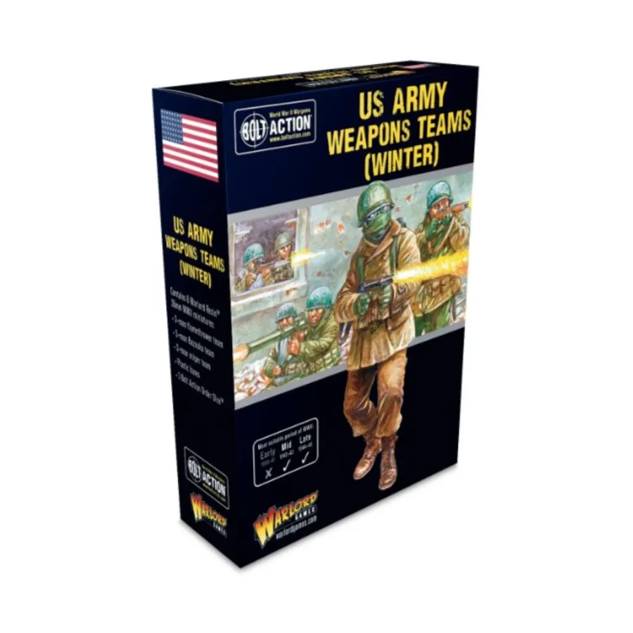 Оружейные группы армии США (зима), Bolt Action - US Army (28mm)
Оружейные группы армии США (зима), Bolt Action - US Army (28mm)