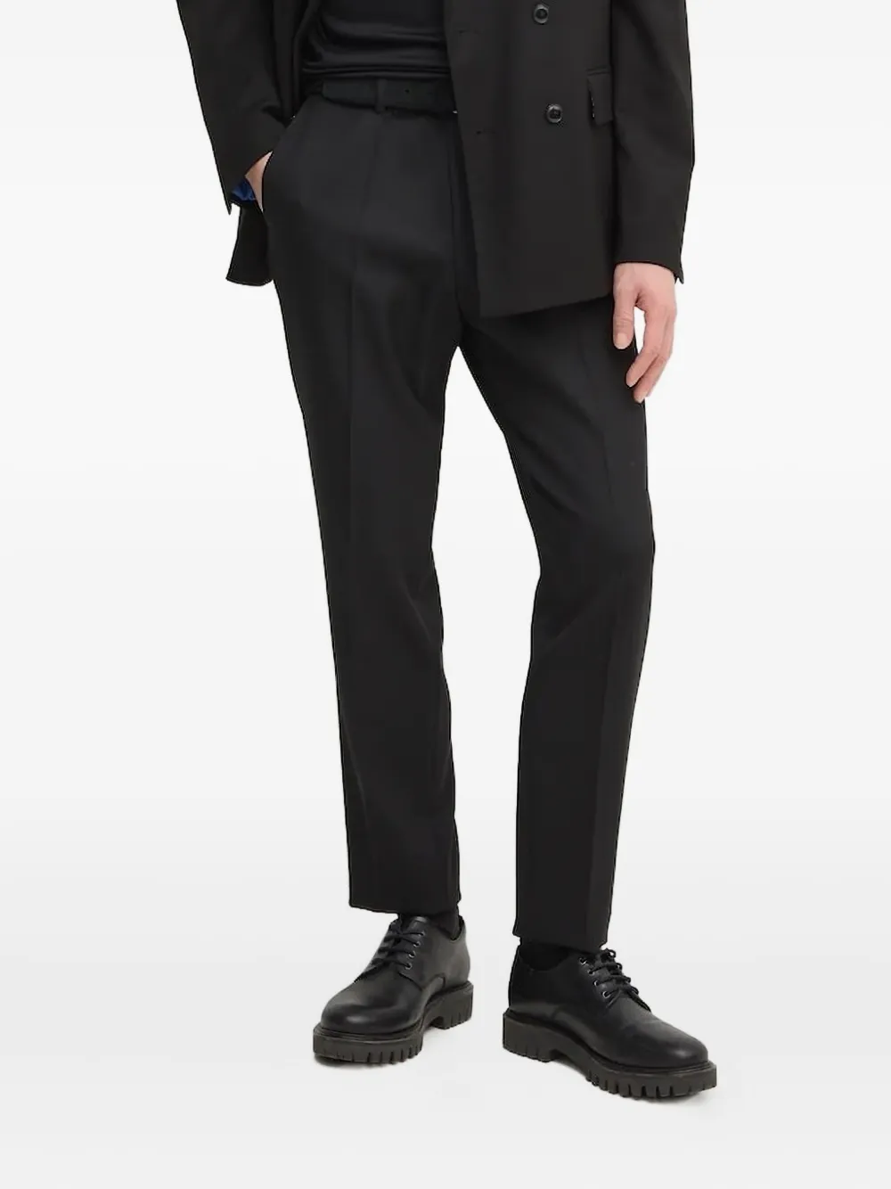 Брюки строгого кроя со складками BOSS, черный
Брюки строгого кроя со складками BOSS, черный