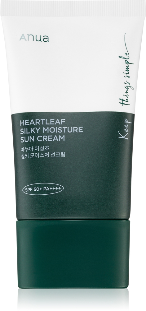 Солнцезащитный крем Heartleaf Silky Moisture, интенсивный, ежедневный, увлажняющий, SPF 50+ Anua, 50 мл
Солнцезащитный крем Heartleaf Silky Moisture, интенсивный, ежедневный, увлажняющий, SPF 50+ Anua, 50 мл