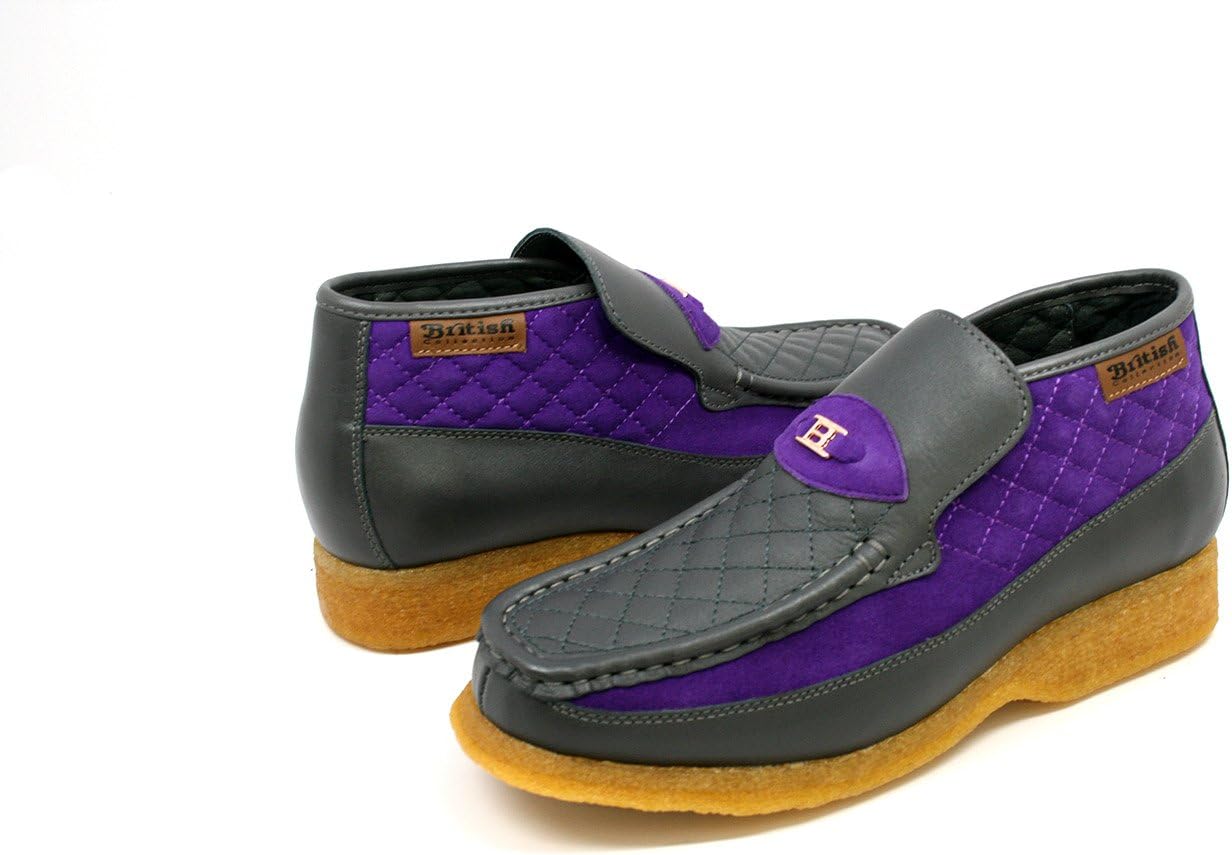 Британская коллекция клетчатых туфель без шнурков British Collection, фиолетовый/серый
Британская коллекция клетчатых туфель без шнурков British Collection, фиолетовый/серый