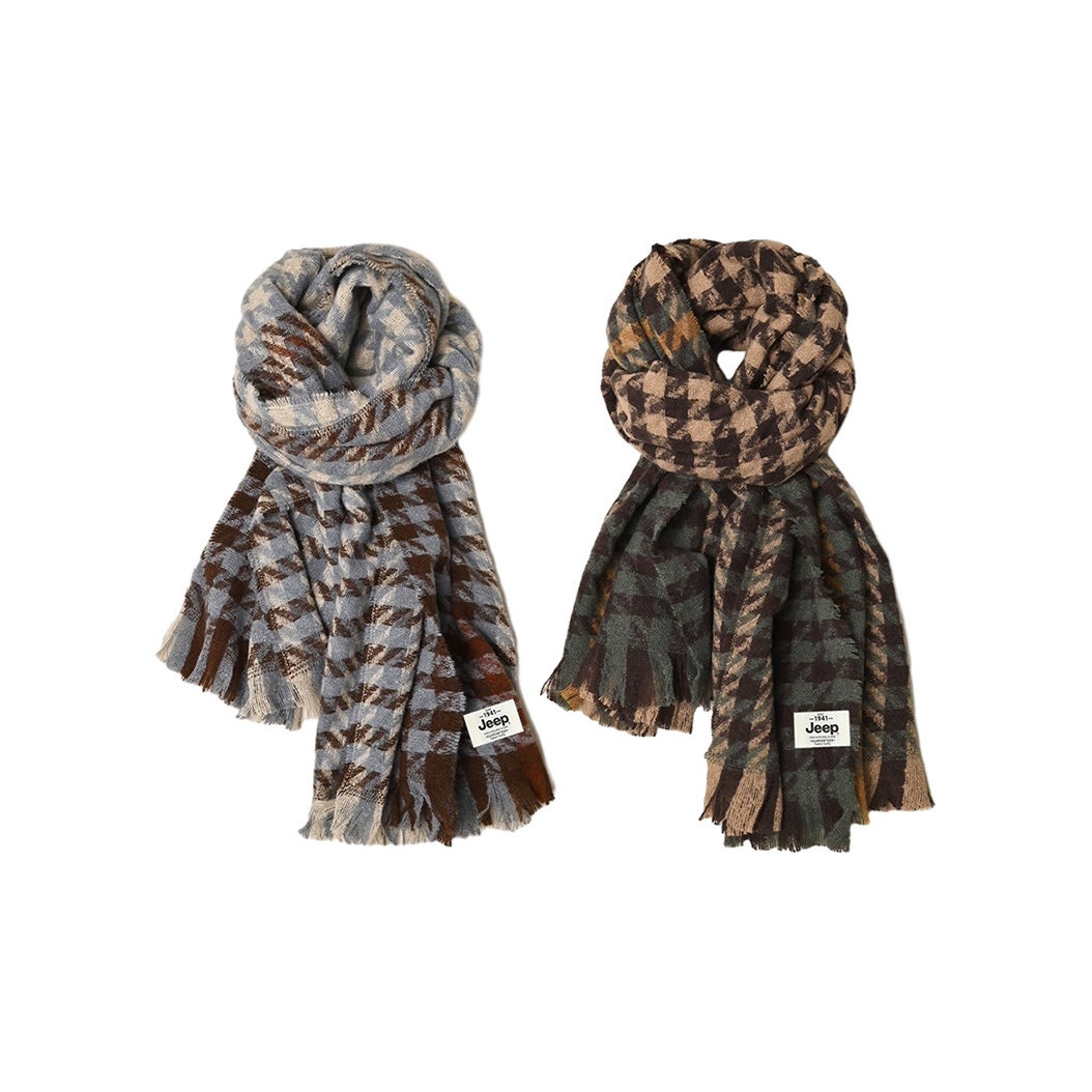 Вязаный шарф унисекс Jeep, синий серый/зеленый
Вязаный шарф унисекс Jeep, синий серый/зеленый