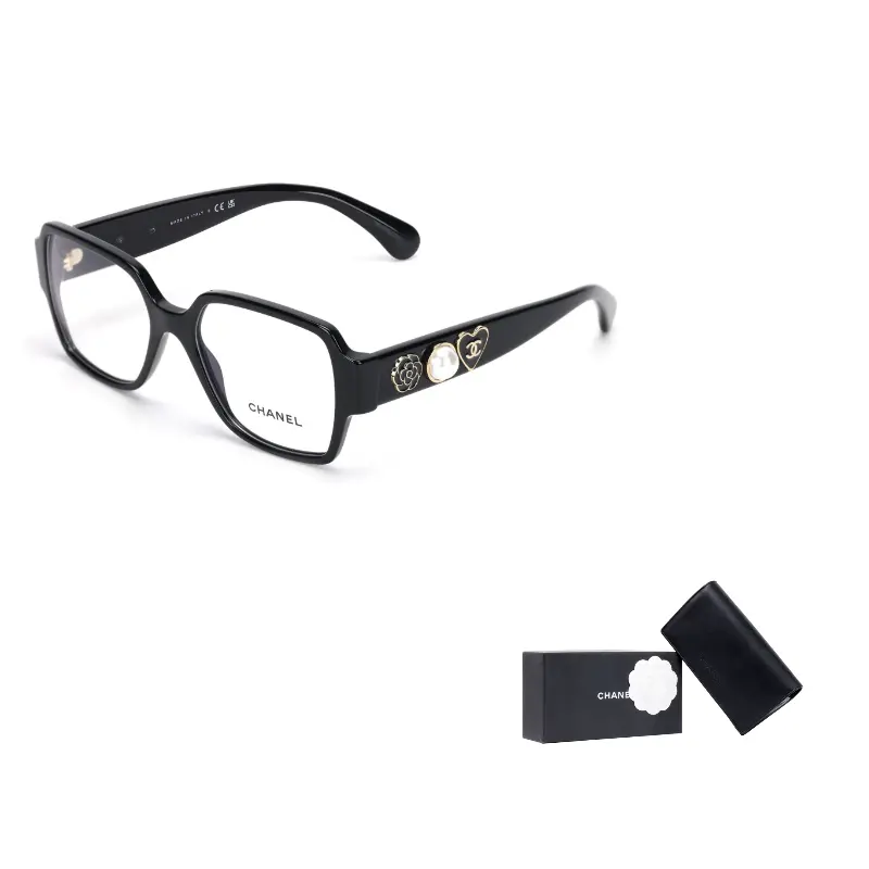 CHANEL Двойная квадратная оправа для очков унисекс черная, Black
CHANEL Двойная квадратная оправа для очков унисекс черная, Black