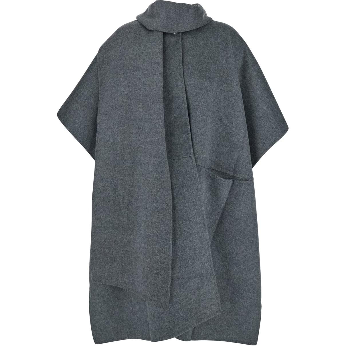 TOTEME Тонкий короткий плащ с рукавами, Gray
TOTEME Тонкий короткий плащ с рукавами, Gray