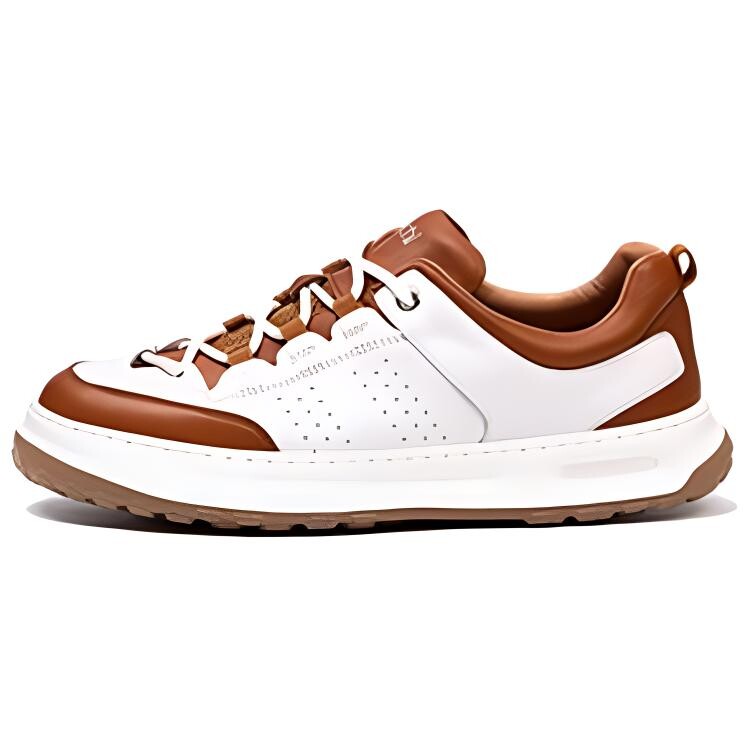 Кеды мужские, обувь для скейтбординга низкая белый/коричневый Satchi
Кеды мужские, обувь для скейтбординга низкая белый/коричневый Satchi