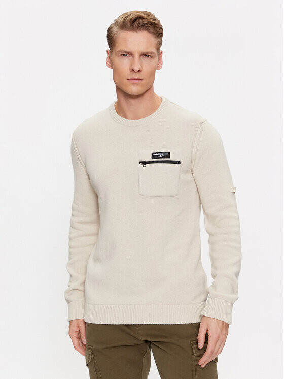 Свитер обычного кроя Aeronautica Militare, экрю
Свитер обычного кроя Aeronautica Militare, экрю