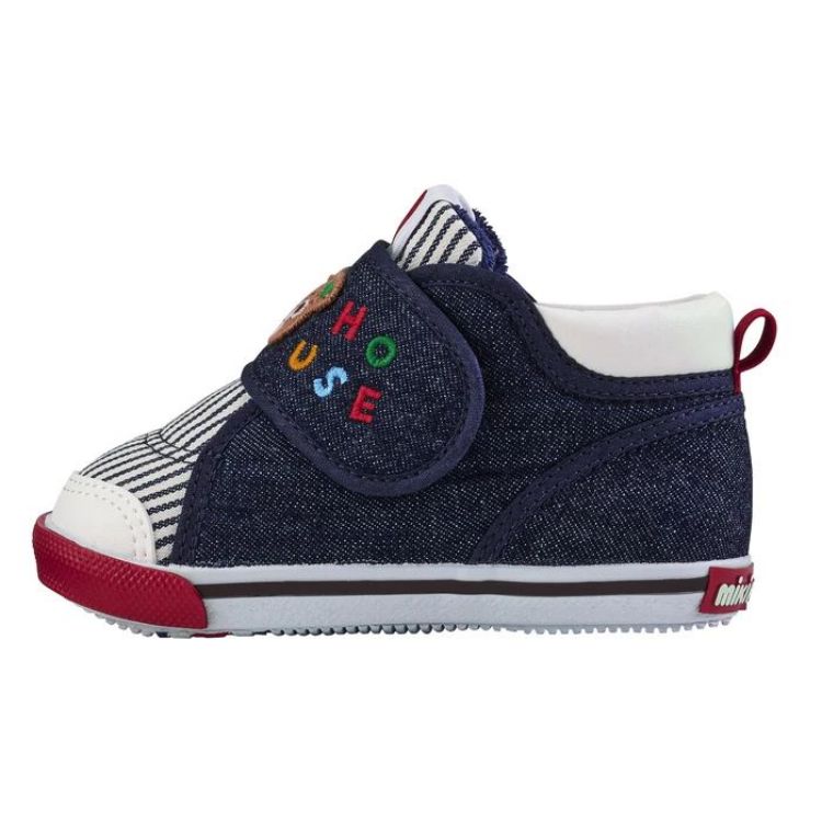 Кроссовки с вышитым логотипом и Touch-strap MIKI HOUSE, indigo
Кроссовки с вышитым логотипом и Touch-strap MIKI HOUSE, indigo