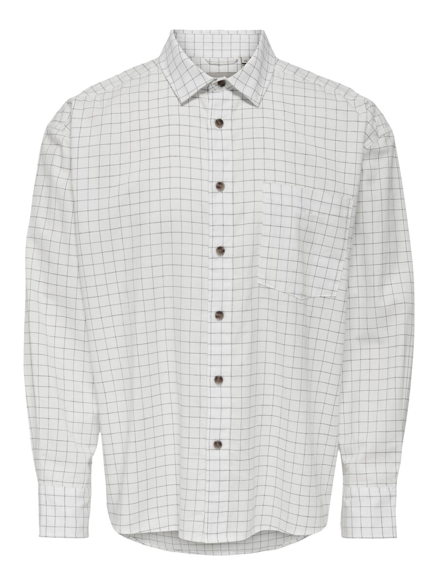 Рубашка на пуговицах Comfort fit Only & Sons, белый
Рубашка на пуговицах Comfort fit Only & Sons, белый