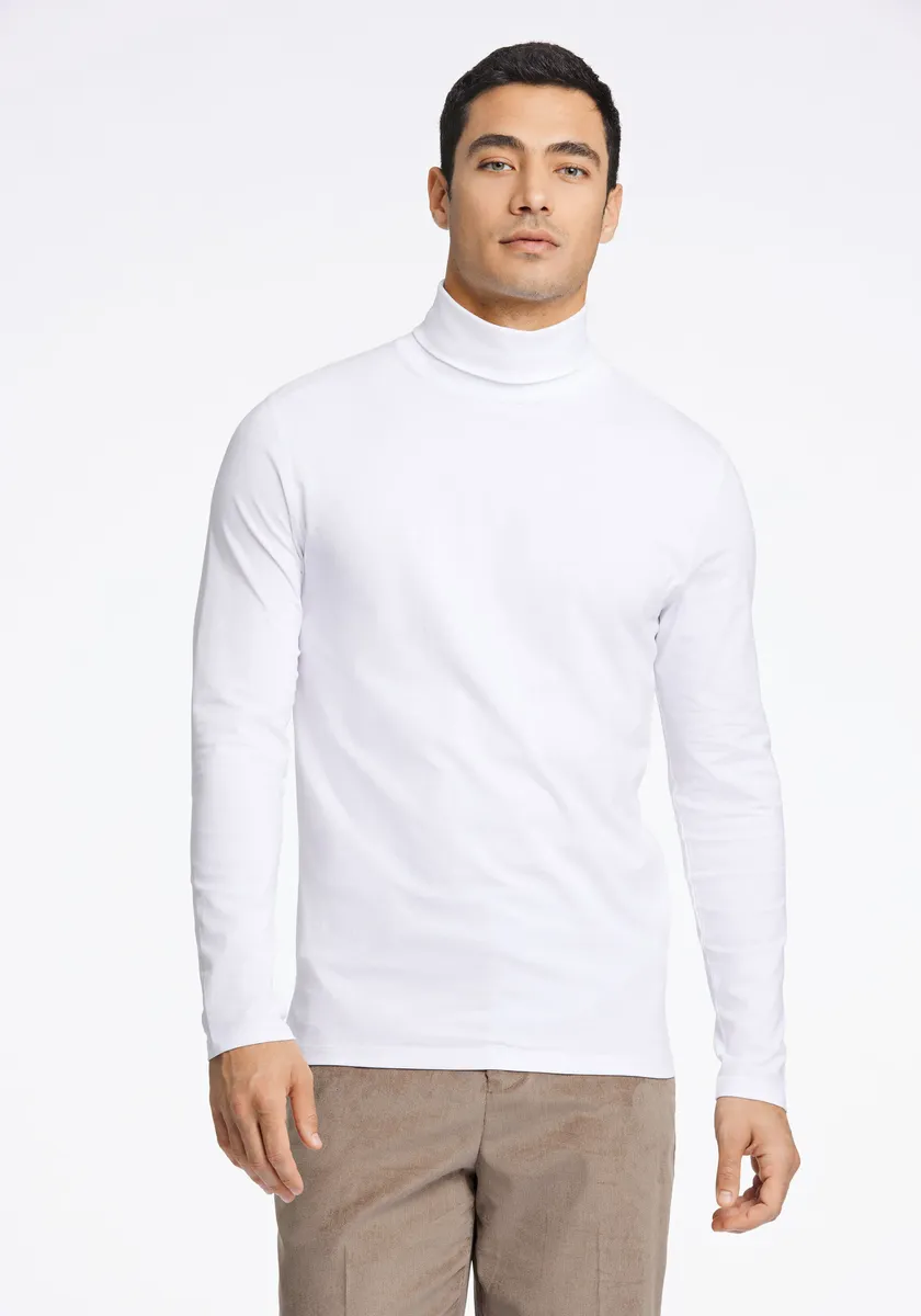 Водолазка LINDBERGH "Свитер с высоким воротником Lindbergh", белый 
Водолазка LINDBERGH "Свитер с высоким воротником Lindbergh", белый