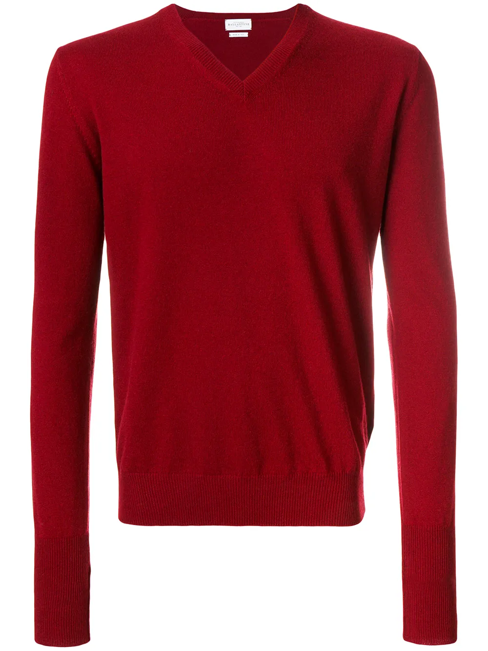 Джемпер с V-образным вырезом Ballantyne, красный 
Джемпер с V-образным вырезом Ballantyne, красный