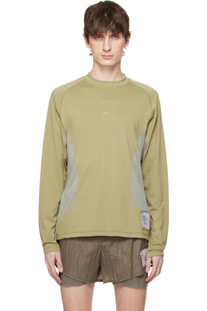 Длинная футболка AuraLite Tech цвета хаки и серого цвета Satisfy
Длинная футболка AuraLite Tech цвета хаки и серого цвета Satisfy