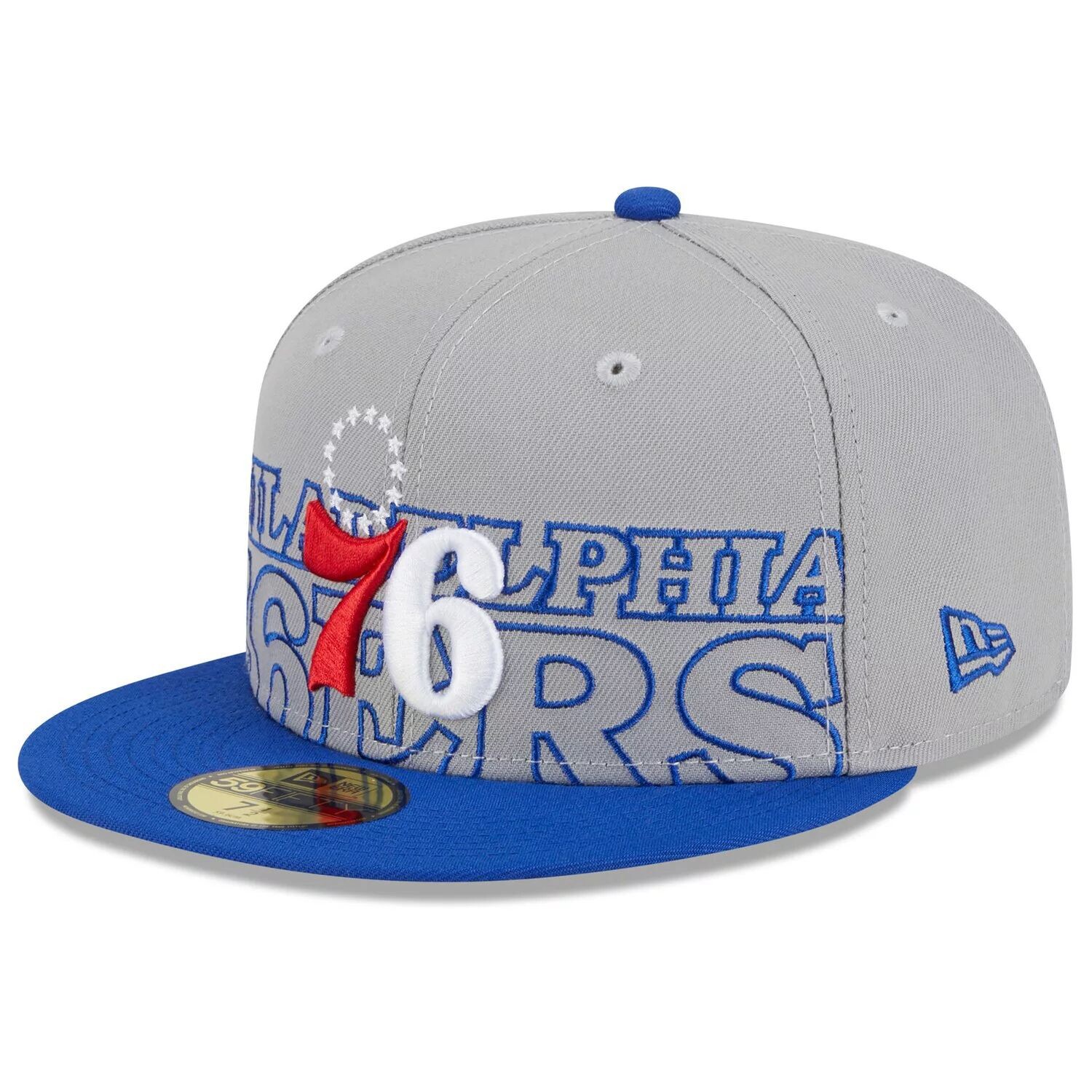 Мужская двухцветная облегающая шляпа New Era Grey/Royal Philadelphia 76ers 2023 NBA Draft 59FIFTY
Мужская двухцветная облегающая шляпа New Era Grey/Royal Philadelphia 76ers 2023 NBA Draft 59FIFTY