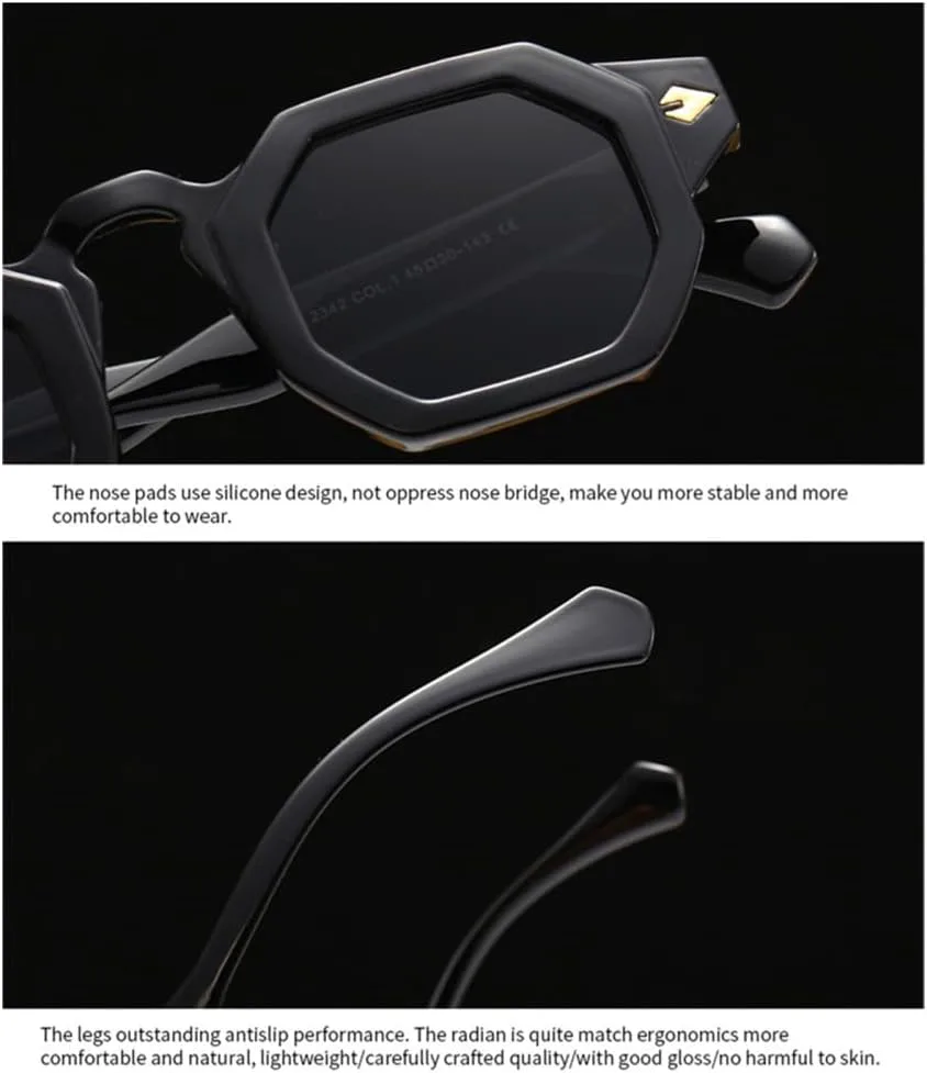 Ретро-солнцезащитные очки Polygon для женщин с заклепками, градиентные линзы, защита от УФ-излучения UV400; мужские солнцезащитные очки в стиле панк HDUBFY, 4
Ретро-солнцезащитные очки Polygon для женщин с заклепками, градиентные линзы, защита от УФ-излучения UV400; мужские солнцезащитные очки в стиле панк HDUBFY, 4