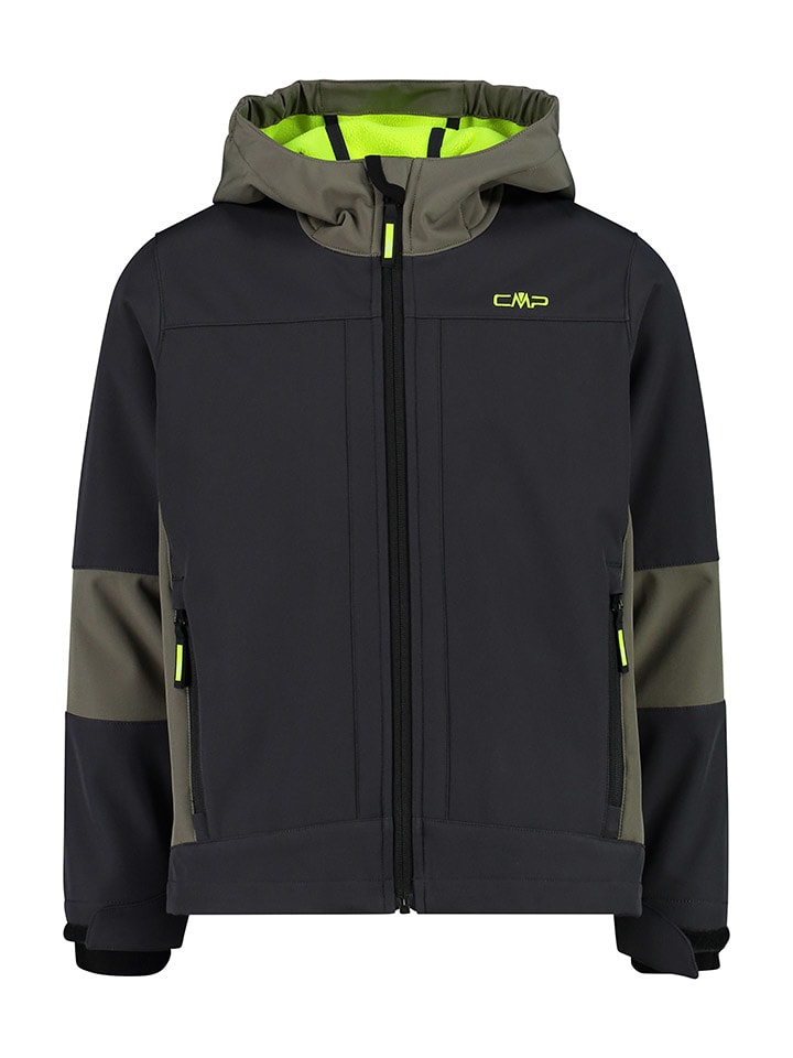 Куртка софтшелл черного/хаки цвета CMP
Куртка софтшелл черного/хаки цвета CMP