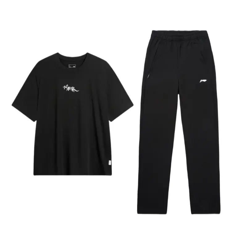 ЛиНинг повседневная спортивная одежда мужская черная 
ЛиНинг повседневная спортивная одежда мужская черная