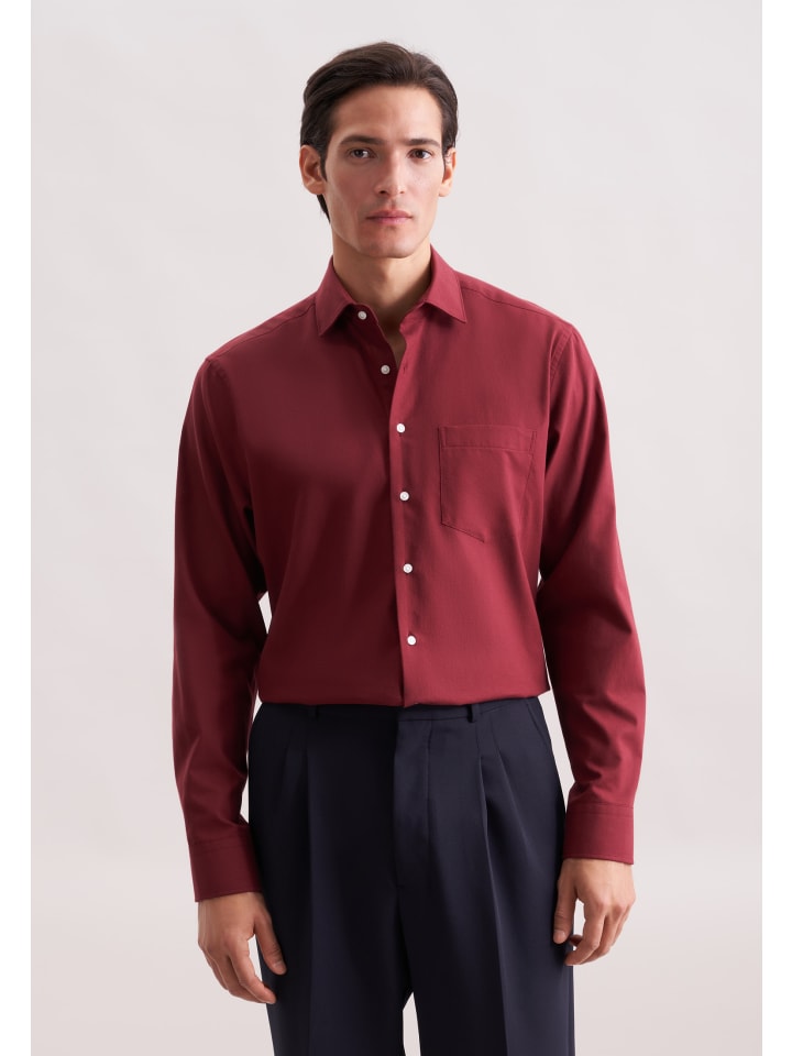 Фланелевая рубашка обычного размера красного цвета Seidensticker
Фланелевая рубашка обычного размера красного цвета Seidensticker