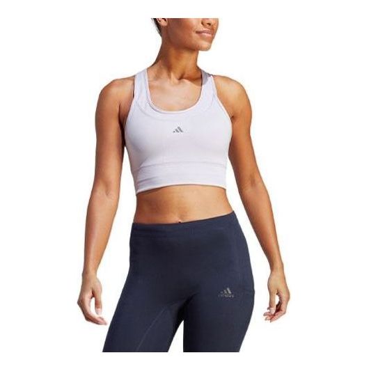 Бюстгальтер (WMNS) adidas Medium-Support Running Pocket Bra 'White'
Бюстгальтер (WMNS) adidas Medium-Support Running Pocket Bra 'White'
