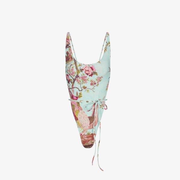 Купальник Skims x Cavalli с принтом, бирюзовый
Купальник Skims x Cavalli с принтом, бирюзовый