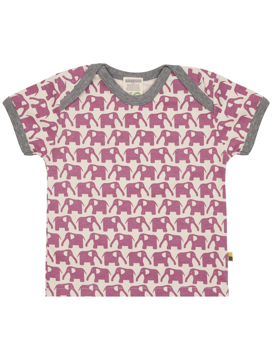 Рубашка loud + proud Elefanten, Berry
Рубашка loud + proud Elefanten, Berry