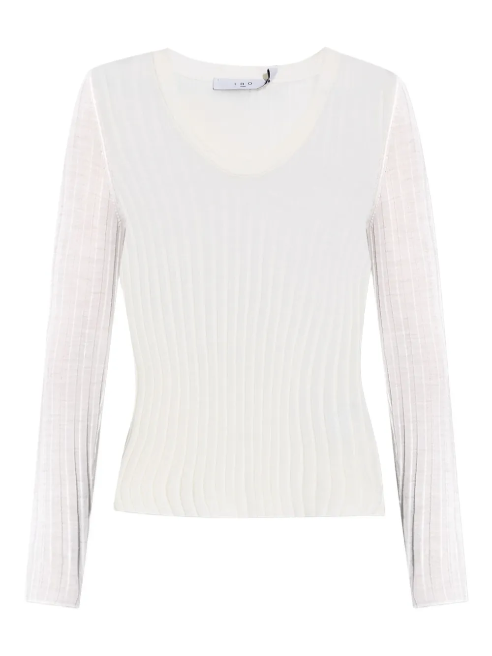 Шерстяной топ в рубчик IRO, белый
Шерстяной топ в рубчик IRO, белый