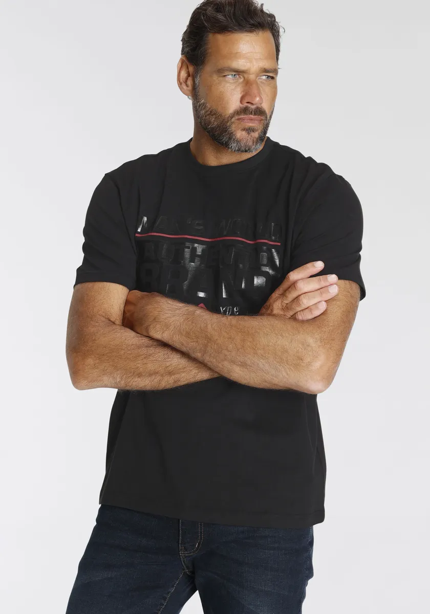 Мужская футболка World со слегка блестящим принтом на груди Man'S World, черный
Мужская футболка World со слегка блестящим принтом на груди Man'S World, черный