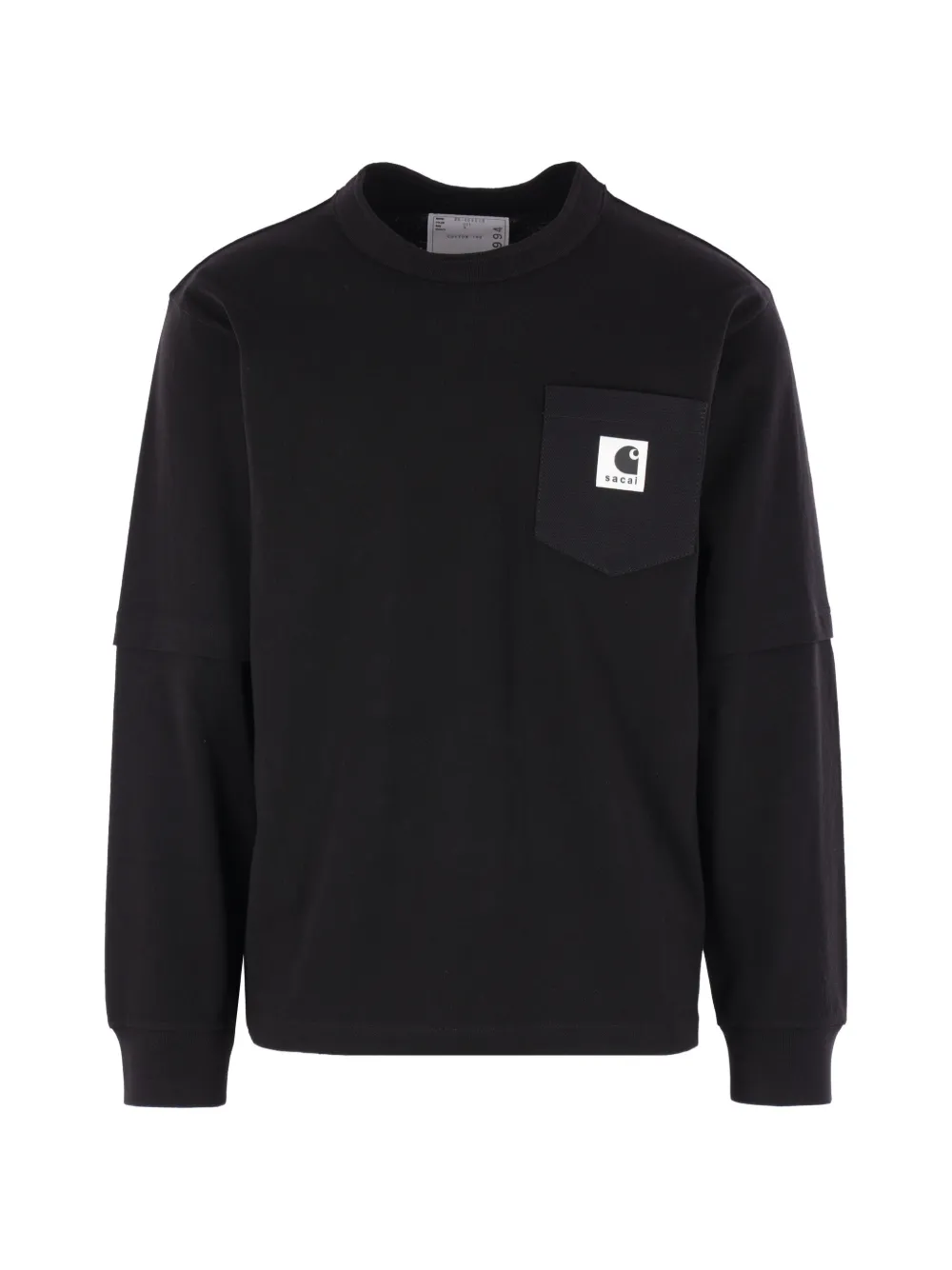 Свитшот с нашивкой-логотипом X Sacai Carhartt Wip, черный
Свитшот с нашивкой-логотипом X Sacai Carhartt Wip, черный