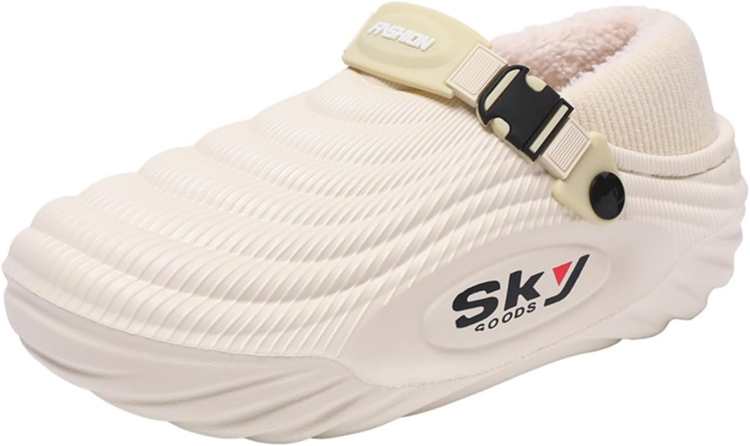 Мужские бежевые сабо с флисовой подкладкой, теплые и удобные слипоны с регулируемым ремешком, стильные мягкие тапочки для дома и улицы Foavt
Мужские бежевые сабо с флисовой подкладкой, теплые и удобные слипоны с регулируемым ремешком, стильные мягкие тапочки для дома и улицы Foavt