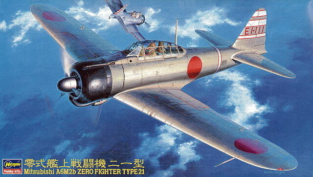 Mitsubishi A6M2b Zero Type 21 1:48 Hasegawa JT43
Mitsubishi A6M2b Zero Type 21 1:48 Hasegawa JT43