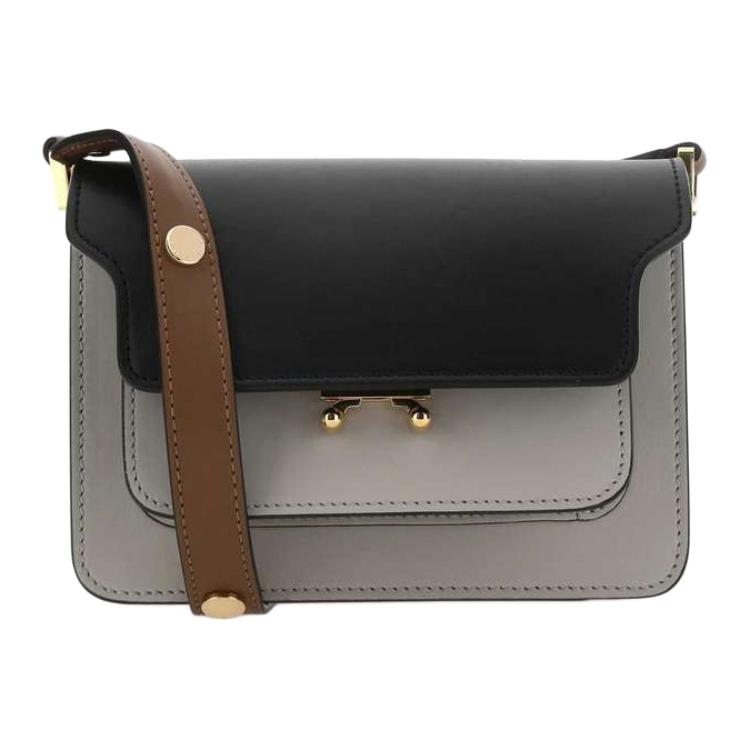 Кожаная наплечная сумка через плечо мини женская серая MARNI
Кожаная наплечная сумка через плечо мини женская серая MARNI