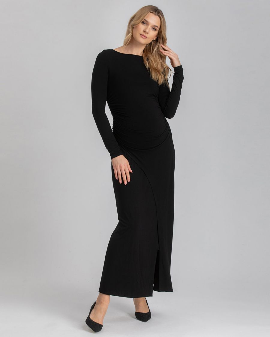 Длинное платье для беременных "Арианна" с драпировкой и длинными рукавами PIETRO BRUNELLI MATERNITY, Black
Длинное платье для беременных "Арианна" с драпировкой и длинными рукавами PIETRO BRUNELLI MATERNITY, Black