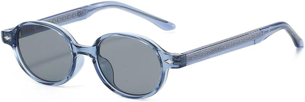 Солнцезащитные очки UV400 - маленькие овальные, конфетного цвета, с заклепками, в стиле панк, для женщин и мужчин, для бега и занятий спортом на открытом воздухе UYPTK, Blue Black
Солнцезащитные очки UV400 - маленькие овальные, конфетного цвета, с заклепками, в стиле панк, для женщин и мужчин, для бега и занятий спортом на открытом воздухе UYPTK, Blue Black