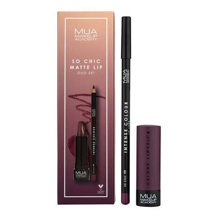 Набор матовых помад MUA Makeup Academy So Chic Matte Lip Duo
Набор матовых помад MUA Makeup Academy So Chic Matte Lip Duo