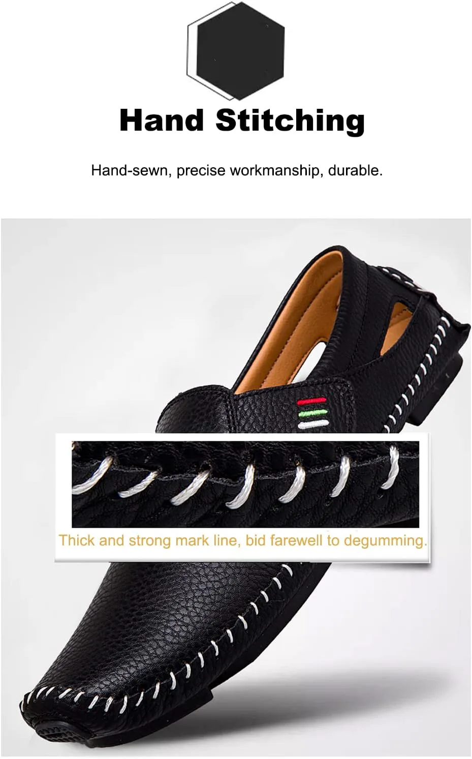 Мужские кожаные лоферы с квадратным носком и мягкой подошвой на липучке, дышащие и удобные, слипоны, мокасины, лодочные туфли, повседневная модная обувь для ходьбы и вождения EFTCAL, белый
Мужские кожаные лоферы с квадратным носком и мягкой подошвой на липучке, дышащие и удобные, слипоны, мокасины, лодочные туфли, повседневная модная обувь для ходьбы и вождения EFTCAL, белый