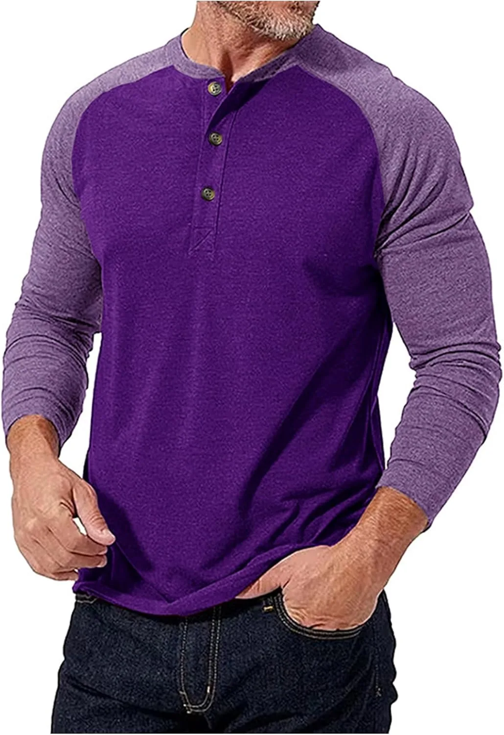 Мужская футболка Henley с длинным рукавом, цветной блок и пуловер evzosrz
Мужская футболка Henley с длинным рукавом, цветной блок и пуловер evzosrz