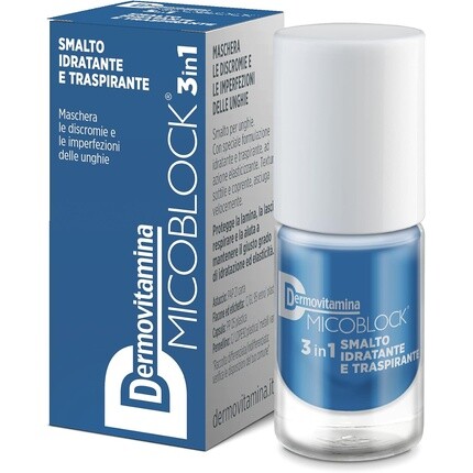Дермовитамина Микоблок 3 в 1 дышащий лак для ногтей синий цвет Dermovitamina
Дермовитамина Микоблок 3 в 1 дышащий лак для ногтей синий цвет Dermovitamina