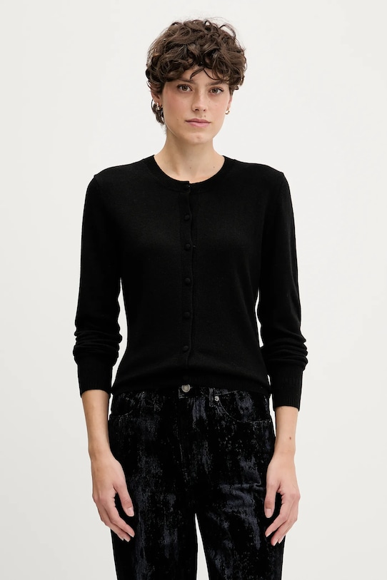 Кардиган из смесовой шерсти Sisley, черный
Кардиган из смесовой шерсти Sisley, черный