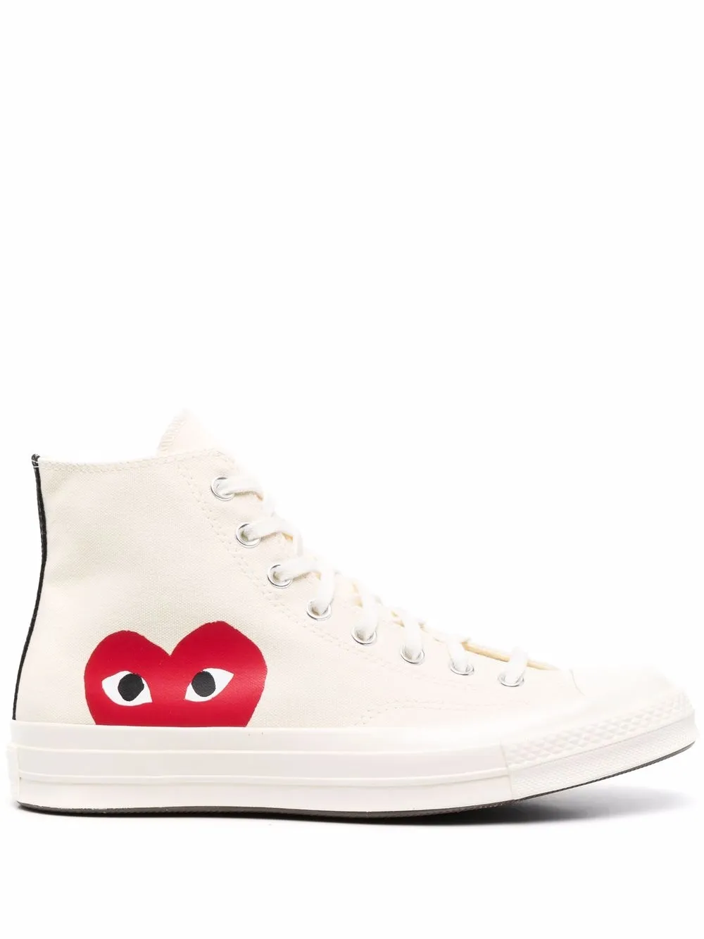 Кеды Chuck 70 из коллаборации с Converse Comme Des Garçons Play X Converse, нейтральный
Кеды Chuck 70 из коллаборации с Converse Comme Des Garçons Play X Converse, нейтральный