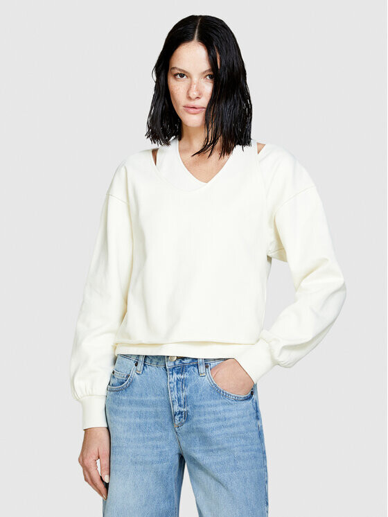 Толстовка обычного кроя Sisley, экрю
Толстовка обычного кроя Sisley, экрю