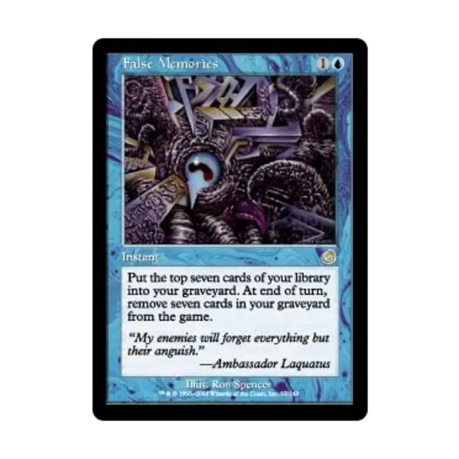 CCG Ложные воспоминания (клавиша R), MTG - Torment
CCG Ложные воспоминания (клавиша R), MTG - Torment