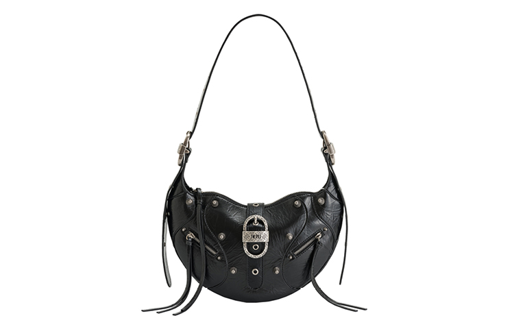 Сумка-круассан из искусственной кожи Мотоциклетная сумка через плечо Средний размер Унисекс Ярко-розовый/Черный/Белый JW PEI, Серебристый
Сумка-круассан из искусственной кожи Мотоциклетная сумка через плечо Средний размер Унисекс Ярко-розовый/Черный/Белый JW PEI, Серебристый