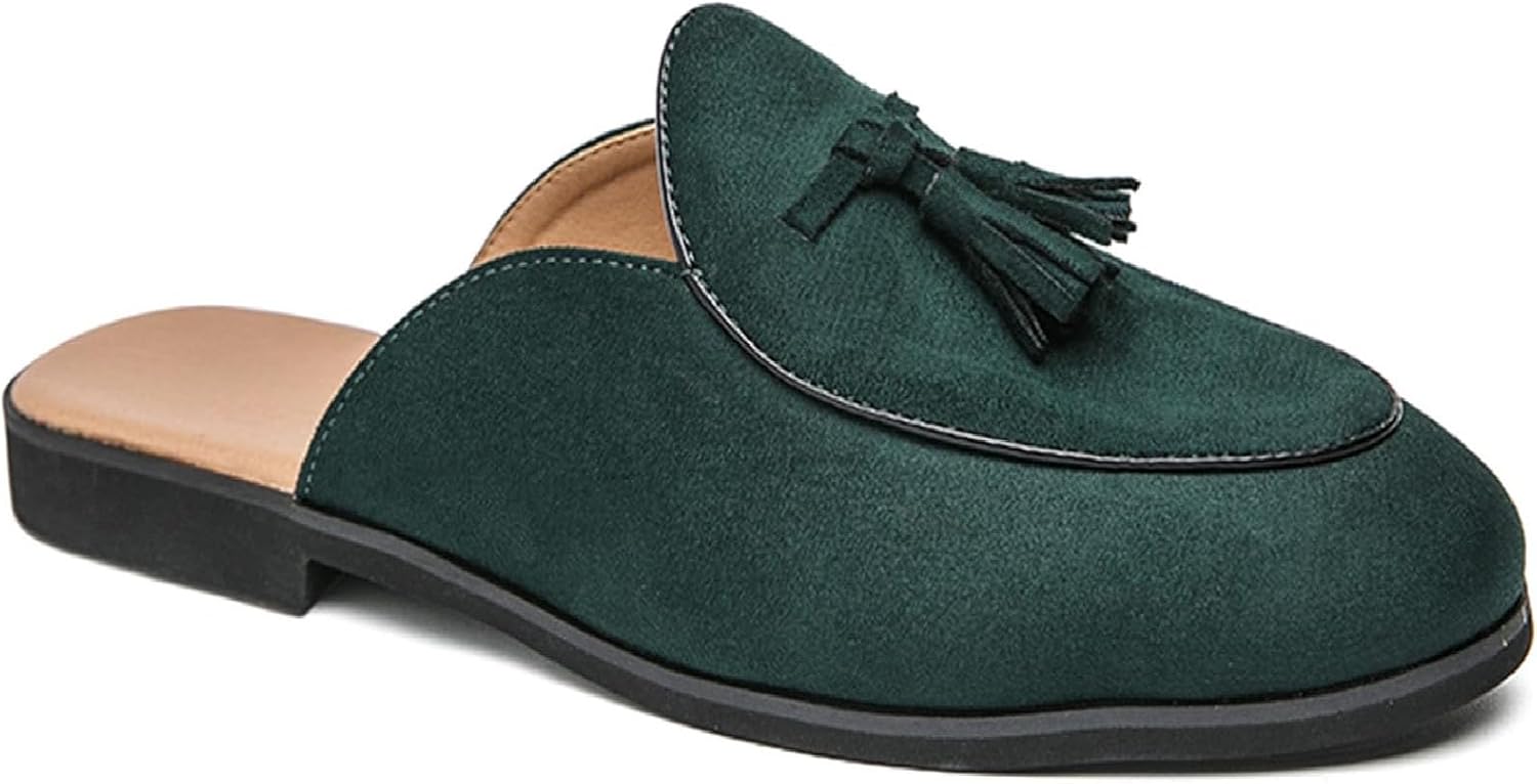 Мужские замшевые лоферы BHDJK с кисточками, летние с круглым носком, легкие, без шнуровки, противоскользящие, повседневные мокасины для работы и вечеринок, зеленый
Мужские замшевые лоферы BHDJK с кисточками, летние с круглым носком, легкие, без шнуровки, противоскользящие, повседневные мокасины для работы и вечеринок, зеленый