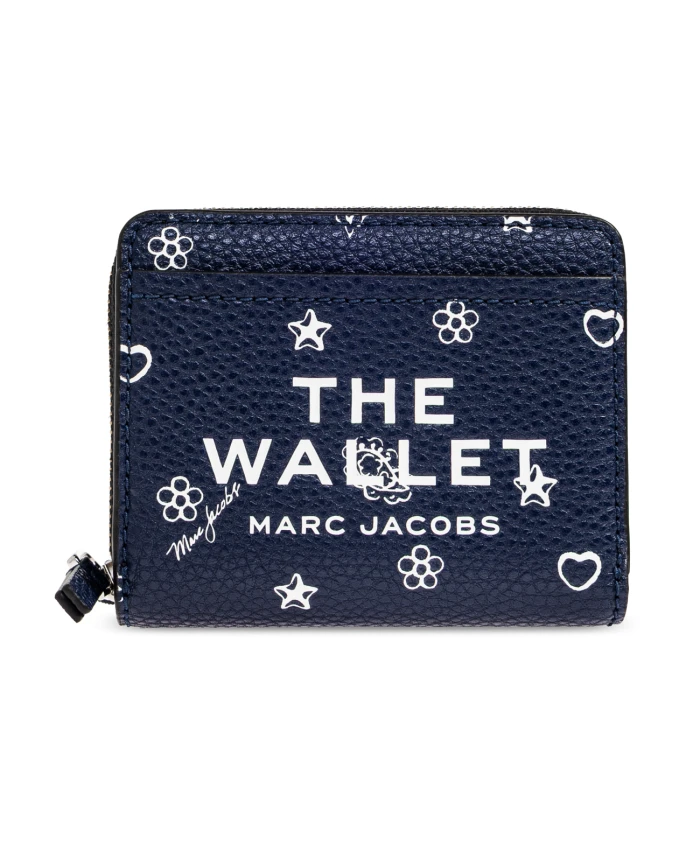 Складной кожаный кошелек Marc Jacobs, синий
Складной кожаный кошелек Marc Jacobs, синий