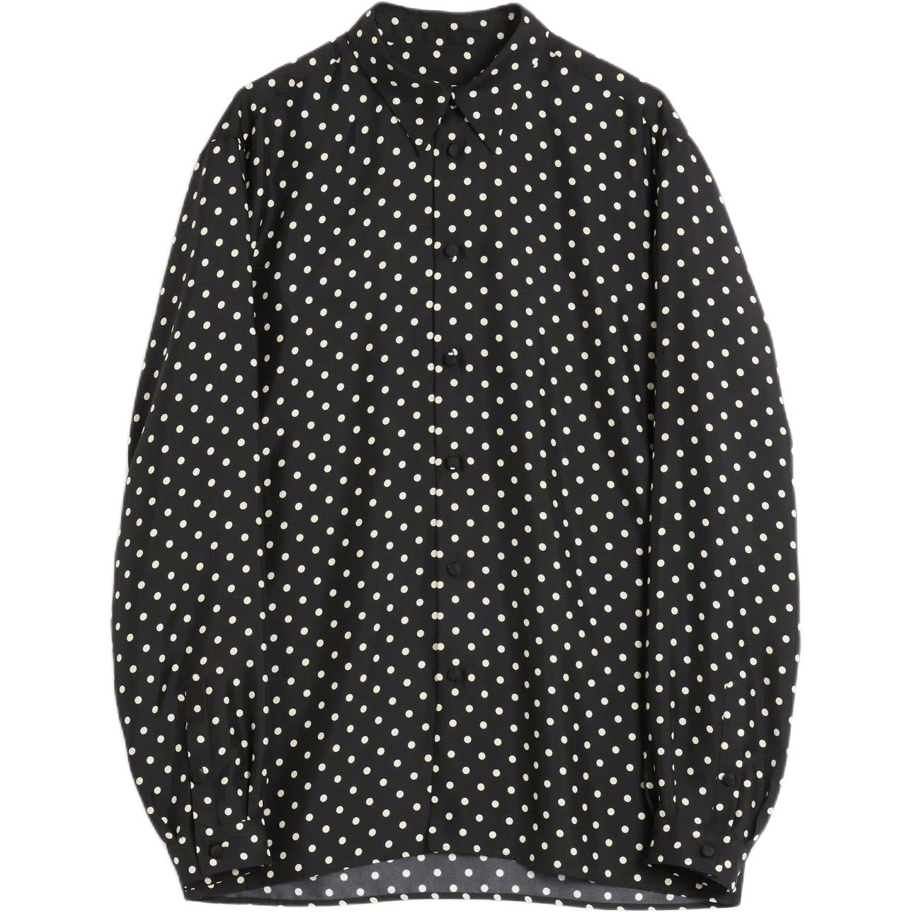 Шелковая рубашка с принтом Valentino, черный
Шелковая рубашка с принтом Valentino, черный