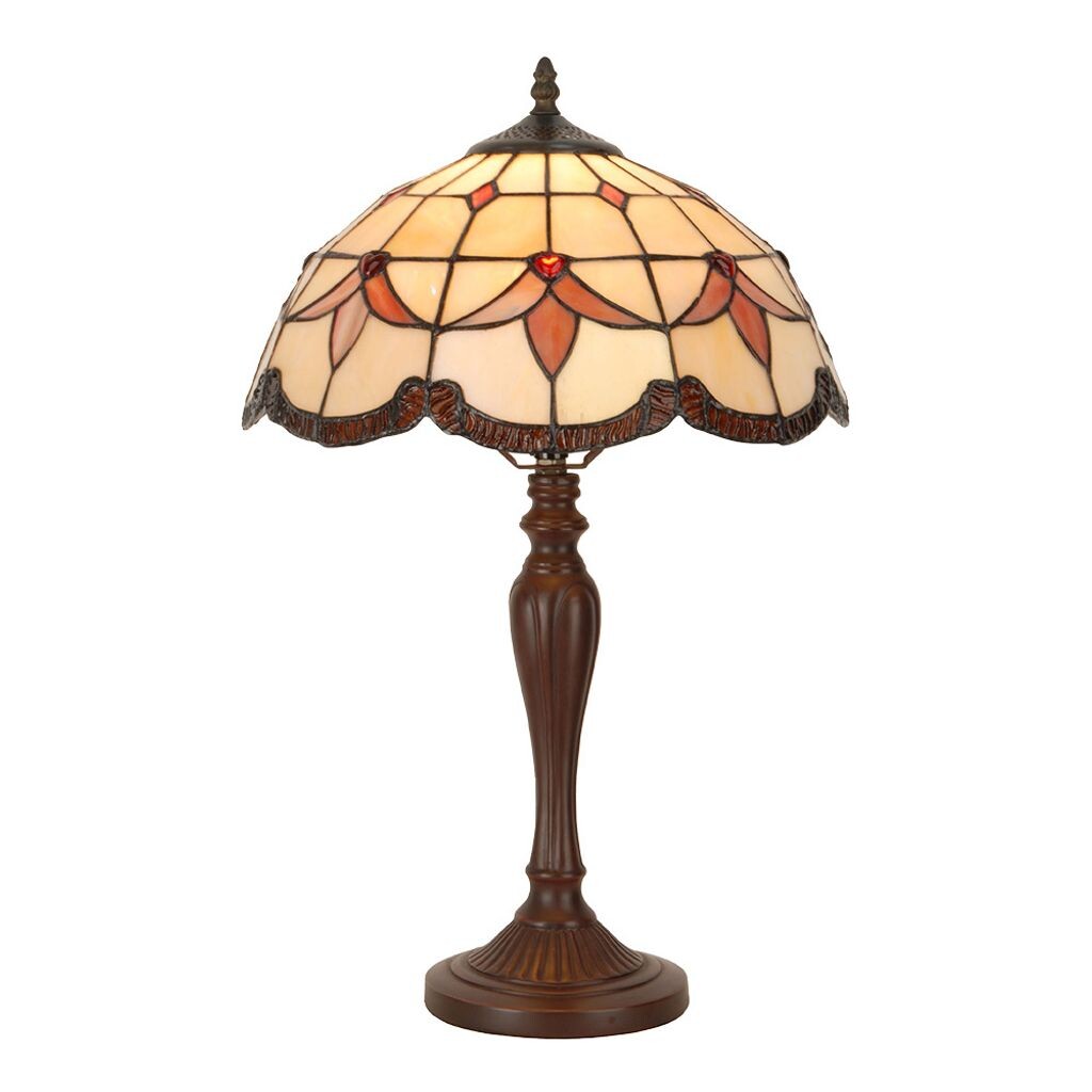 Настольная лампа Clayre & Eef Tiffany Ø 35x53 см, бежевое стекло Clayre&Eef, бежевый
Настольная лампа Clayre & Eef Tiffany Ø 35x53 см, бежевое стекло Clayre&Eef, бежевый