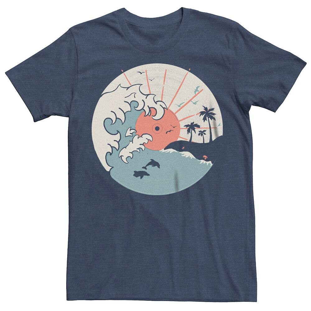Мужская виниловая футболка с рисунком The Great Wave Record LP Licensed Character, цвет Navy Heather
Мужская виниловая футболка с рисунком The Great Wave Record LP Licensed Character, цвет Navy Heather