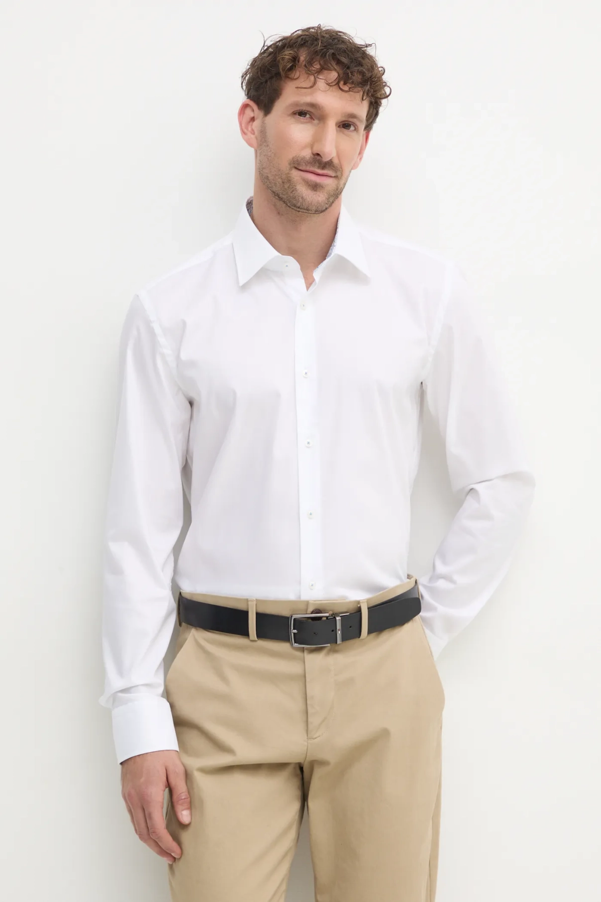 Хлопковая рубашка BOSS, белый
Хлопковая рубашка BOSS, белый