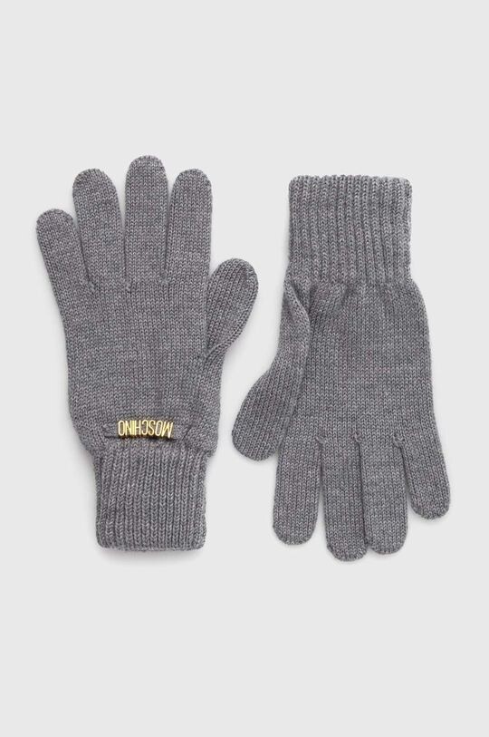 Шерстяные перчатки Moschino, серый
Шерстяные перчатки Moschino, серый