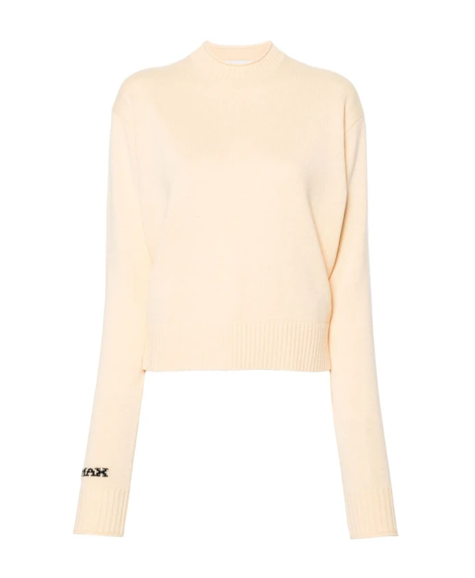 Желтый шерстяной свитер с круглым вырезом Sportmax, желтый
Желтый шерстяной свитер с круглым вырезом Sportmax, желтый