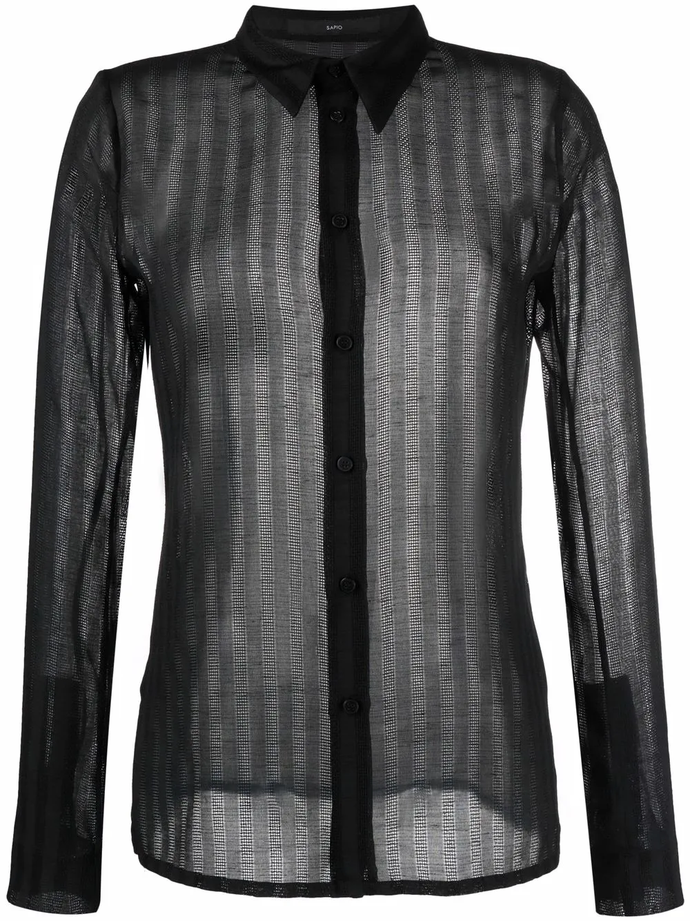 Полосатая рубашка с длинными рукавами SAPIO, черный
Полосатая рубашка с длинными рукавами SAPIO, черный