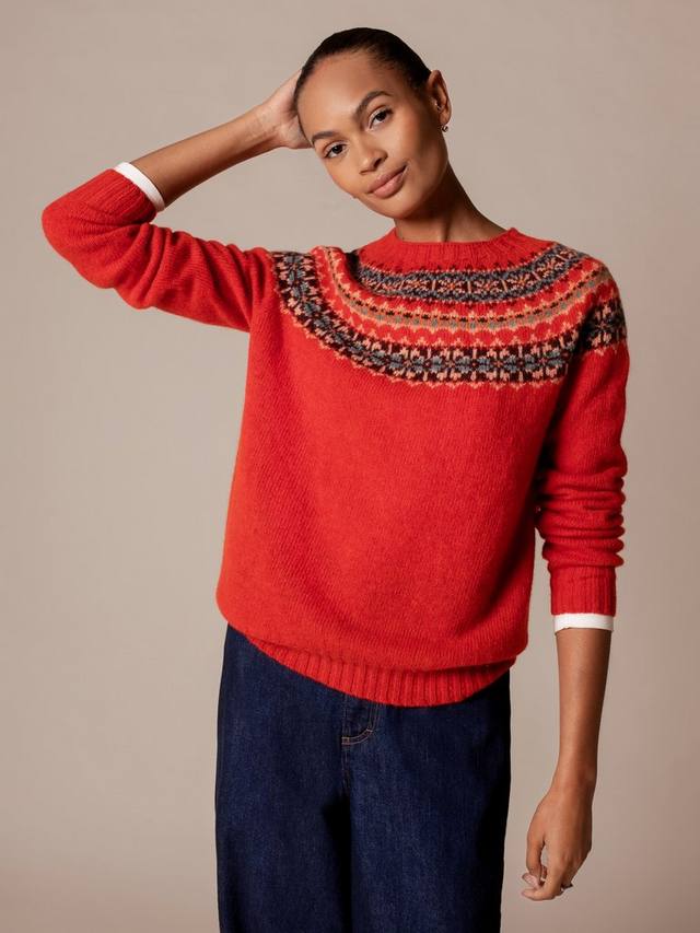 Свитер из чистой шерсти Highlands с узором Fair Isle Celtic & Co., Furnace
Свитер из чистой шерсти Highlands с узором Fair Isle Celtic & Co., Furnace